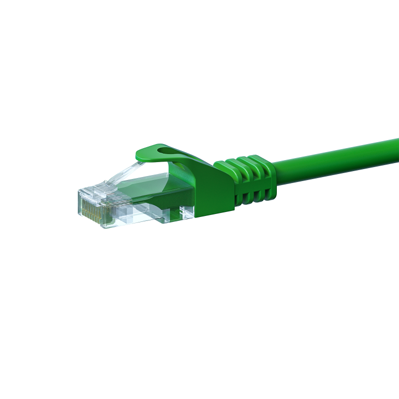 UTP CAT5e patchkabel 7,5m groen - 100% koper