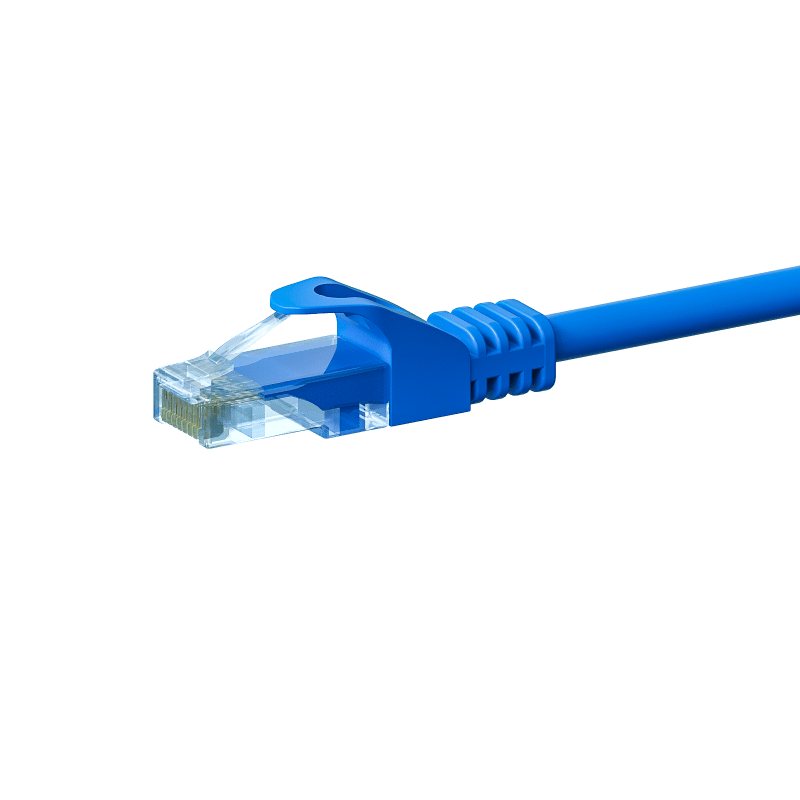 UTP CAT5e patchkabel 1m blauw - 100% koper