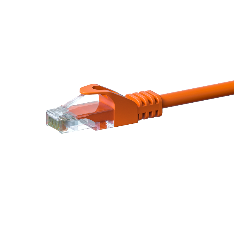 UTP CAT5e patchkabel 1m oranje - 100% koper