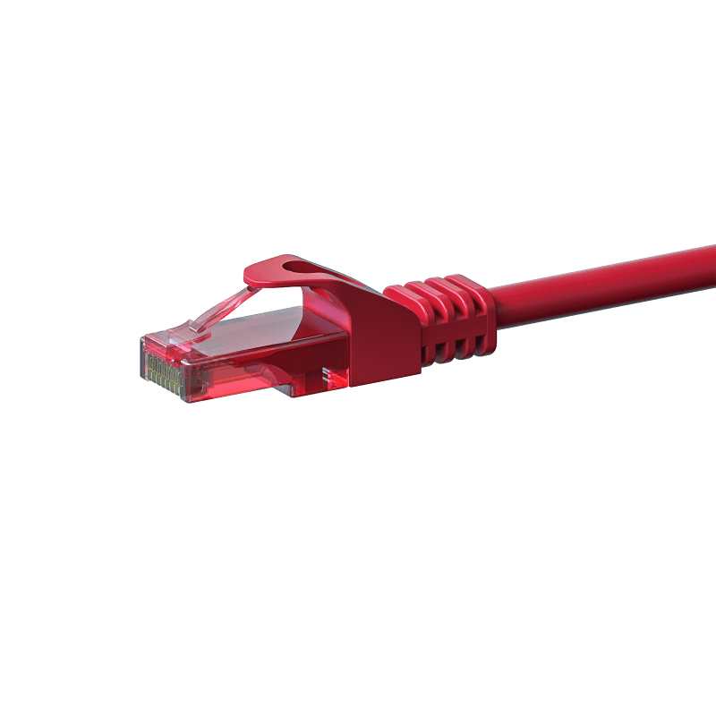 UTP CAT6 patchkabel 7,5m rood - 100% koper