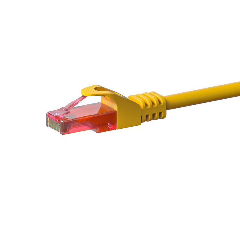 UTP CAT6 patchkabel 7,5m geel - 100% koper